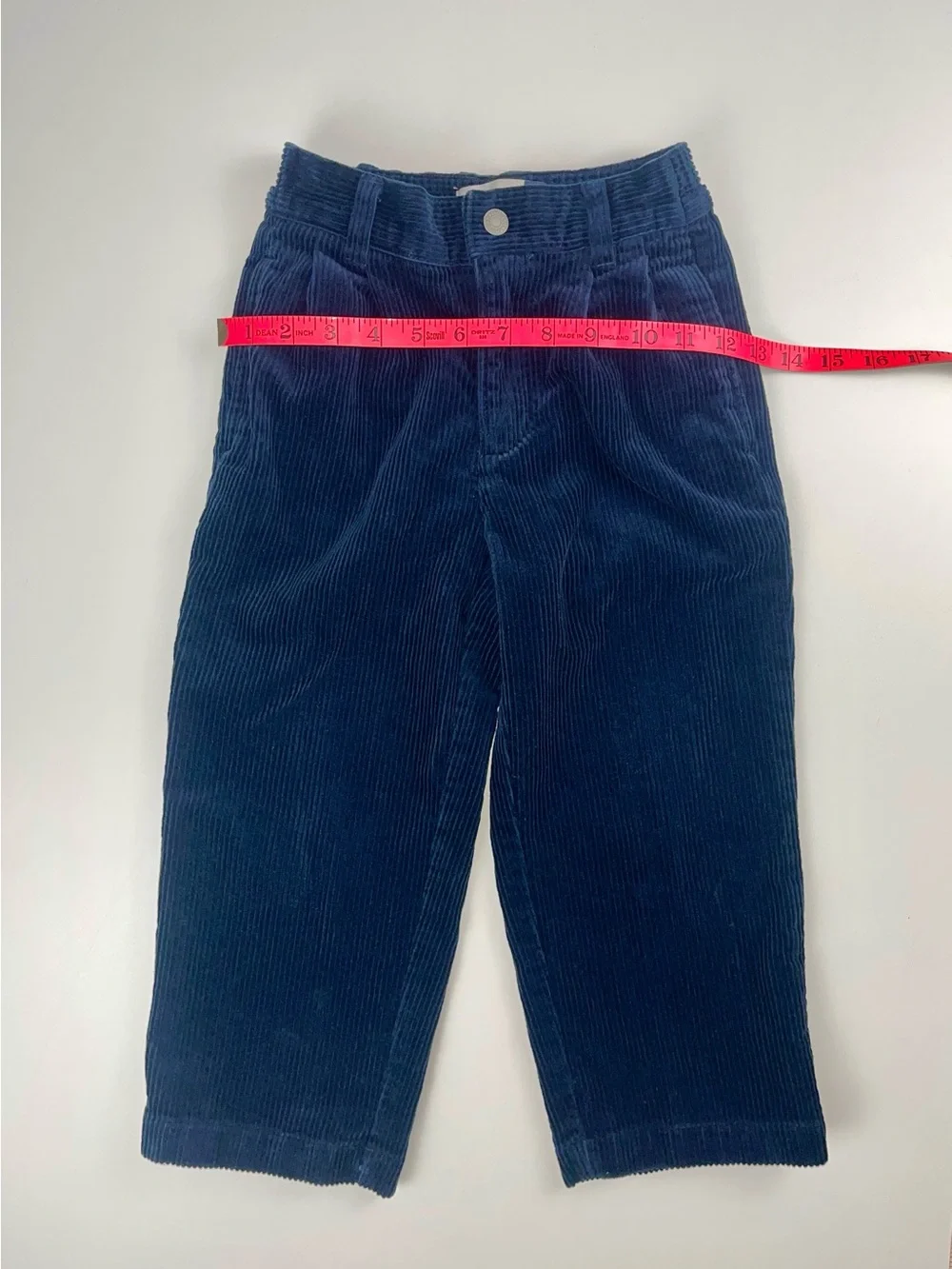 Gap 2000 Kids Navy Blue Corduroy Pants Easy Fit Size 4